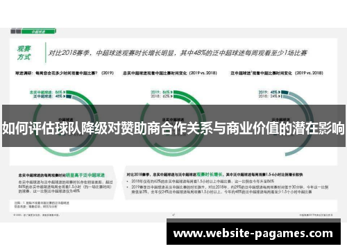 如何评估球队降级对赞助商合作关系与商业价值的潜在影响 如何评估球队降级对赞助商合作关系与商业价值的潜在影响